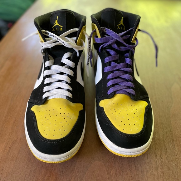 Nike Air Jordan Retro Yellow / Black / White Shoes 🐝 - Picture 1 of 7